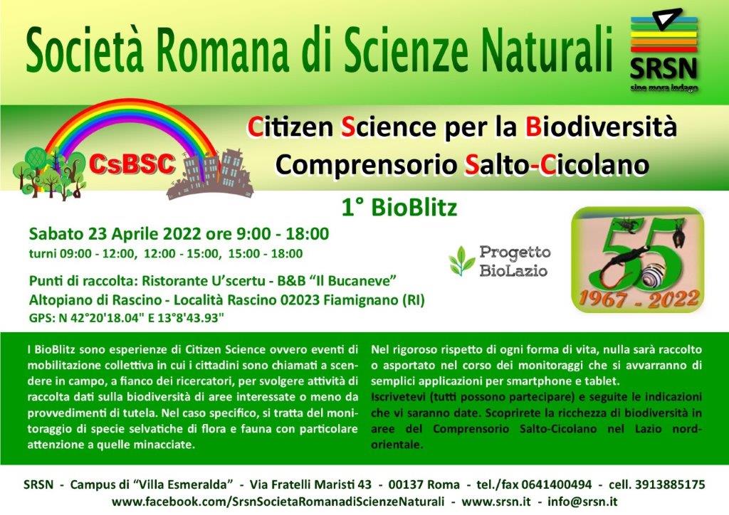 Bioblitz all''Altopiano di Rascino (Rieti)